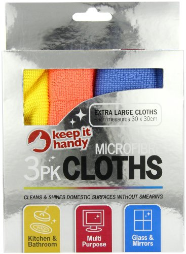 Keep it Handy Microfibre Cloths x 3 (Pack of 12, Total 36 Cloths)