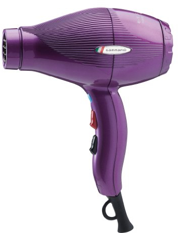 GAMMAPIU' Professioneller Haartrockner E-T.C. Licht, Ionengenerator, Haarföhn, Leicht, Leise, Leistungsstark, 3 Geschwindigkeiten, Gewicht 430 g, Haarfön mit Turmalin Beschichtetes Gitter, W 1800-2100
