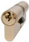Yale Euro Double Cylindre, 3 clés fournies, sécurité Standard, Coffret, Convient à Tous Les Types de Portes, Finition Laiton, 35:10:45 (90 mm)