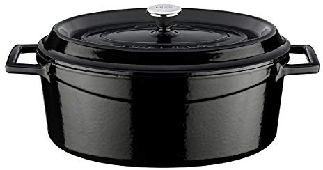 CASSEROLE OVAAL 270 MM 4.00 LTR LVOTC27K2BL BLACK/BLACK