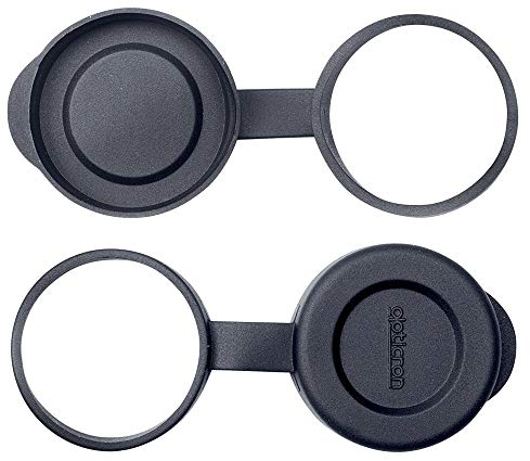 Opticron 31027 Paire de Cache-objectifs en Caoutchouc 25 mm OG L pour modèles avec diamètre extérieur 34 mm, Noir