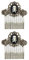 Widmann 46750 - Kamm mit Totenkopf und gekreuzten Knochen, Haarschmuck, Pirat, Karneval, Mottoparty
