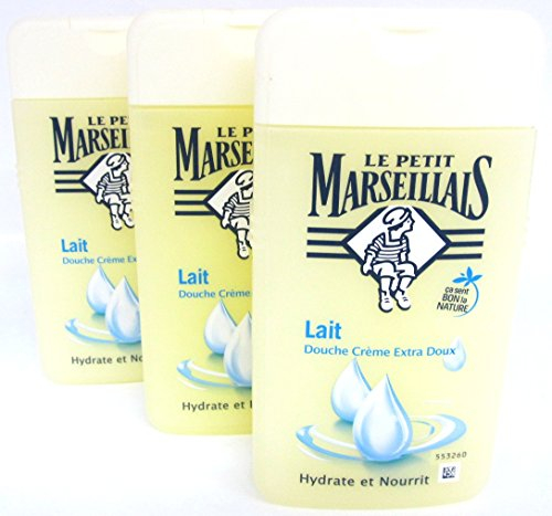 Le Petit Marseillais Duschgel mit Milch 3x250 ml aus Frankreich