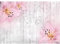 Runa Art Fototapete Blumen Lilien Holz Modern Vlies Wohnzimmer Schlafzimmer - Made in Germany - Rosa 9317010a