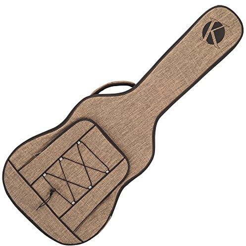 Kinsman KUCG1 Classic Ultimate Guitar Bag, Brown