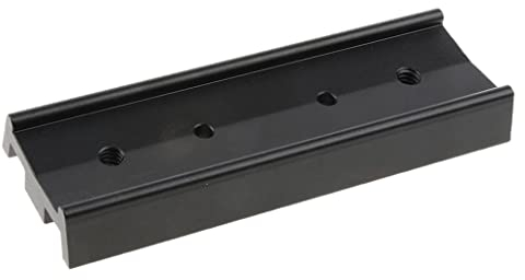 Baoblaze aus aus Prismenschiene 13cm schwarz, Montageplatte für