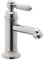 PaulGurkes Waschtischarmatur Retro Nostalgie weiß chrom Wasserhahn Armatur für Waschbecken Keramik Vintage Armatur Landhausstil