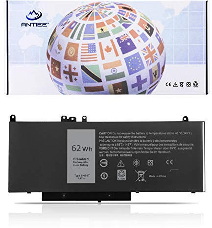 62WH 6MT4T Laptop Akku Kompatibel mit Dell Latitude E5470 14 Latitude E5570 E5270 15.6 Pricision 15 3510 Notebook PC, fits 7V69Y TXF9M K3JK9 0C1P4 79VRK 07V69Y 451-BBTW 451-BBUN 451-BBUQ 535NC