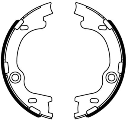 ABE C00325ABE Handbremsbeläge Hinten Kompatibel mit HYUNDAI Tucson TL, TLE 583501HA00