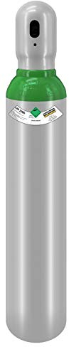 Botella de 8 litros Nueva botella de gas llena de argón 4.8 150bar (pureza 99.998%) 10 años de legalización TIG gas de soldadura