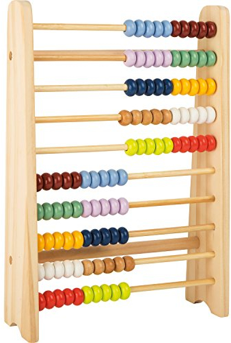 small foot Rechenschieber Educate aus Holz für Kinder, klassische Lernhilfe für die Grundschule, ab 4 Jahren, 11326