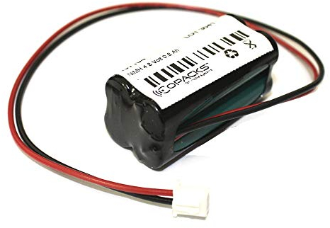 Neu Akkupack für Notleuchten Fischer (197104) AW-0480-0080-AAA-NM01 Sikora 570001 NLK1U003SC NLK2U003SC NLK3U003SC NLS1W003SC NLS1D003SC NI-MH 4,8V mit 700mAh Accu Battery