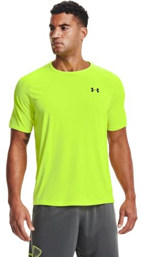 Under Armour Men's Tech 2.0 Short Sleeve T-Shirt, High-vis Yellow (731)/Black, L
