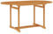 vidaXL Teak Massiv Gartentisch mit 1 Schirmloch Terrassentisch Balkontisch Esstisch Tisch Gartenmöbel Holztisch Teaktisch 150x90x75cm