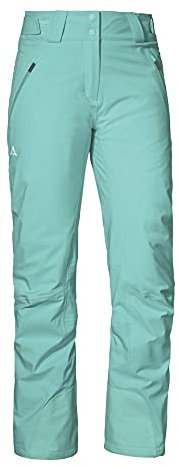 Schöffel Damen Weissach L, wasser- und winddichte Skihose, warme Schneehose mit Verstärkung gegen Skikantenschläge und Schneefang, blue tint, 42