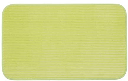 Gözze - Rutschfester Weicher Badeteppich, 100% Polyester, 60 x 100 cm - Limone