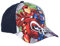 Marvel Avengers Hut für Jungen, Baseball Kappe, Hulk Capitan America Iron Man Design, Sommermütze, Geschenk für Jungen, Verstellbare Hut | Blau