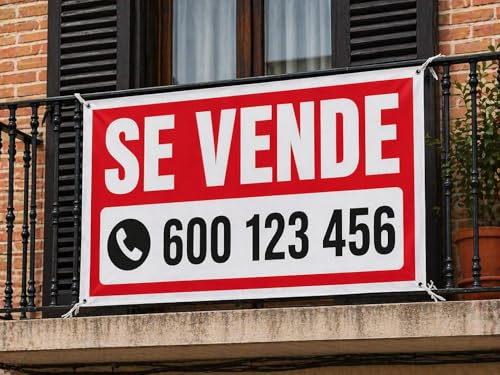 Cartel LONA PVC SE VENDE Personalizado (50 x 35-4 UNIDADES)