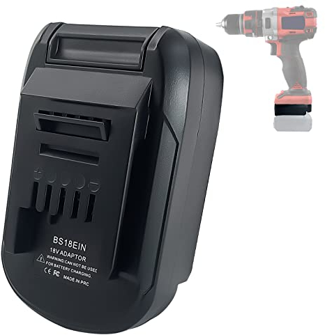 URUN Battery Adapter Converter for Bosch 18 V Li-Ion Battery for Einhell 18 V Li-Ion Power Tool Battery, Portable Power Mount Converter Battery Adapter (BOS18EIN Adapter Only)