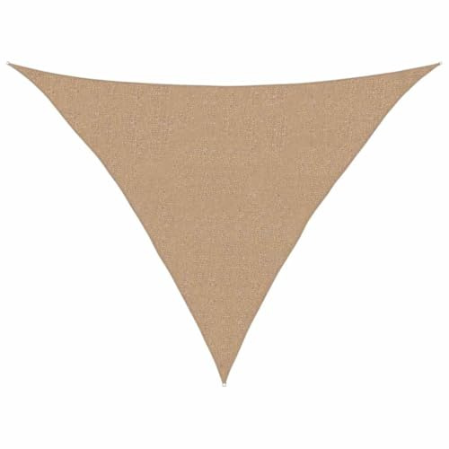 vidaXL Sonnensegel Sonnenschutz Windschutz Sonnendach UV Schutz Sonnenschutzsegel Schattenspender Garten Terrasse Balkon 160g/m² Taupe 2,5x2,5x3,5m HDPE