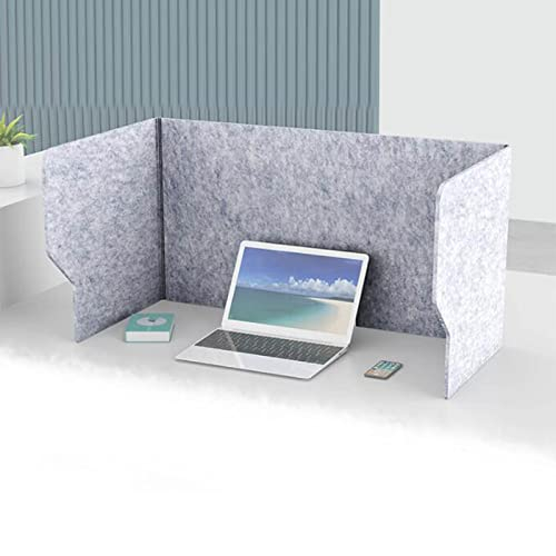 Akustischer Schreibtischteiler Tragbare, zusammenklappbare Büro-Trennwand, Stehtisch-Trennwand, Schreibtisch-Trennwand für Theken-Studentenbüro, reduziert Lärm und visuelle Ablenkungen, Schreibtisch-
