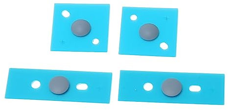 GOWENIC Laptop Foot Pads for Laptop 3 4 5, Laptop Bottom Case Feet Replacement Kit Anti Slip Foot Pads, Anti Slip Round Dot Accurate Size (Blue)