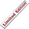 Adesivo in metallo, edizione limitata, adesivo universale per auto, per auto, auto, moto, barche, 10 x 1,5 x 0,4 cm, Shiban