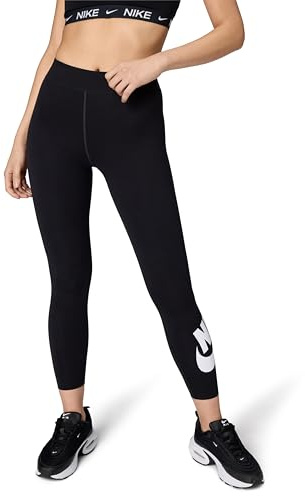 Nike Sportswear Classics Leggings mit hohem Bund und Grafik für Damen, DV7791