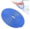 CGEAMDY Universal Rubber Seal Protector U Shape Edge Trim for Most Cars, Aluminum Boat Edge Guards (Blue/10M)
