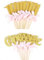 22 Stück Kuchen Cupcake Topper Torten Kuchen dekoration Kuchen Aufsatz Topper Tortenstecker Deko für 1 Jahr Geburtstag Jubiläum Geburtstagsfeier (Gold)