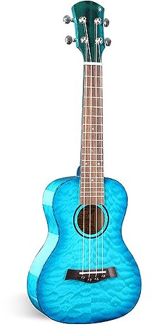 23-inch Ukulele Guitar Musical Instrument with Plucking and Strumming, Made of Maple Wood (1)