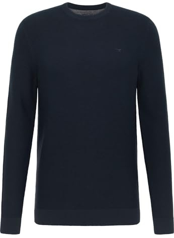 MUSTANG Herren Rundhals Pullover Elliot - Regular Fit S - 6XL Blau Schwarz