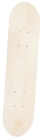 YARNOW 4 Stück leeres DIY-Skateboard Skateboard zum Selbermachen Skateboarddecks bemalen unfertiges Skateboard unfertiges Brett Rad Material Spielzeug Kunsthandwerk Kind schmücken Ahorn