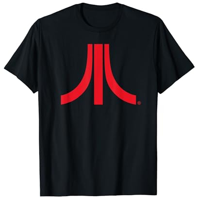 Atari Red Logo Retro Vintage Gamer Fun Graphic Look T-Shirt