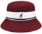 Kangol Bermuda Stripe Bucket Hat - Electric Pink/XL Bucket Hat, Cranberry, Medium