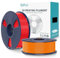 SUNLU PLA+2.0 Filament 1.75mm 2KG, Upgrade PLA Plus 3D Drucker Filament, Stärker und robuster, High Speed PLA+ Filament, Maßgenauigkeit +/-0.02mm, 1KG Spule, 2KG in Total, Rot+Orange