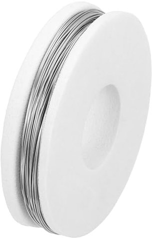 sourcing map 33 FT Heating Resistor Wire, 0.32mm 28 Gauge Wire Wrapping Nichrome Heating Element Coil Wire Resistance Wire for Home Appliances Industry Resistor Materials Aerospace