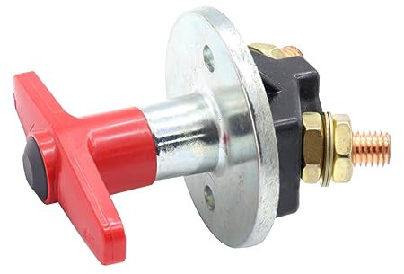 iplusmile Praktischer 12/ -v-batterietrennschalter 150 a Schwarz für Automobil- und Schiffselektronik