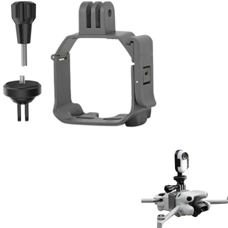 CERFFOOL Adapter Mount Holder for DJI Mini 4 Pro Extension Mount Accessories for GoPro 13 12 DJI Osmo Action 5 Pro 4 3 Insta360 GO 3S 3 Camera Mount