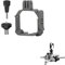 CERFFOOL Adapter Mount Holder for DJI Mini 4 Pro Extension Mount Accessories for GoPro 13 12 DJI Osmo Action 5 Pro 4 3 Insta360 GO 3S 3 Camera Mount