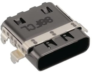 VGOL 1 Conector de Alimentación USB Tipo C Puerto de Carga Toma de Corriente Compatible con DELL Inspiron 13 7306 Portátil 2 en 1 Color Negro