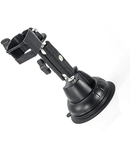 LUOFENG Soporte de ventosa para cámara deportiva Pocket 3 para parabrisas de coche, soporte de fijación para coche