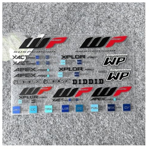 senheipengouou Für Duke390 790 1290 WP Motorradschocker Aufkleber WP Federgabel Gabel Dämpfer -Aufkleber -Motorrad -Motorradzubehör(Natural)