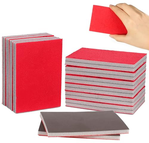 20-Piece Sanding Sponge Set – Fine Grit 3000, Hand Sanding Blocks, Wet/Dry Sanding Sponge for Wood, Metal & Paint – Versatile Sanding Mat & Sanding Block for Smooth Finishing