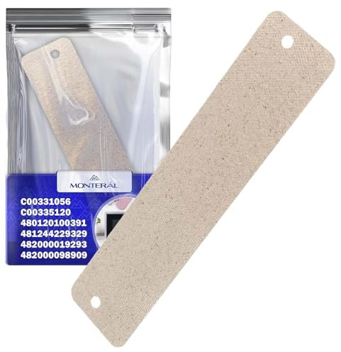 Foglio di Mica per Microonde 139x33 mm con Codice Originale C00335120 480120100391 482000019293 per Whirlpool per Bauknecht per Hotpoint - MONTERAL