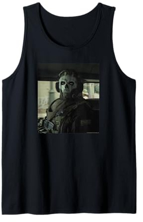 Call of Duty Ghost Photo Meme FPS Video Game Tank Top