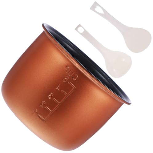 OSALADI Reiskocher Innentopf Ersatz 1,2 Liter Antihaft Aluminiumlegierung Kochtopf für Zuhause Küche Zufälliger Stil