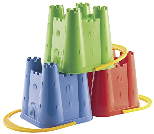 Ecoiffier Sandcastle Eimer – Durchmesser 16 cm – farblich Sortiert