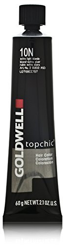 Goldwell Topchic Hair Color Coloration (tubo), 10N rubio muy claro, 60 ml