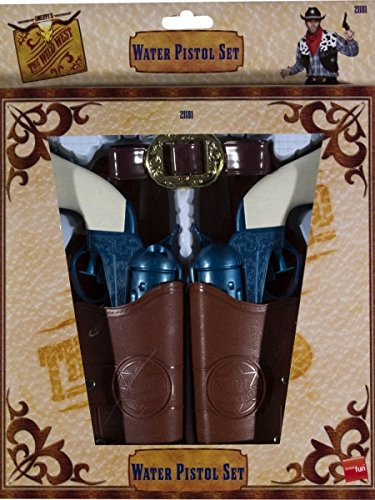 Smiffys Western Water Pistol, Holsters and Belt Halloween